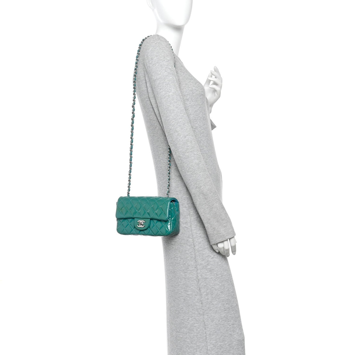 Mini Quilted Flap Shoulder Bag - Tan