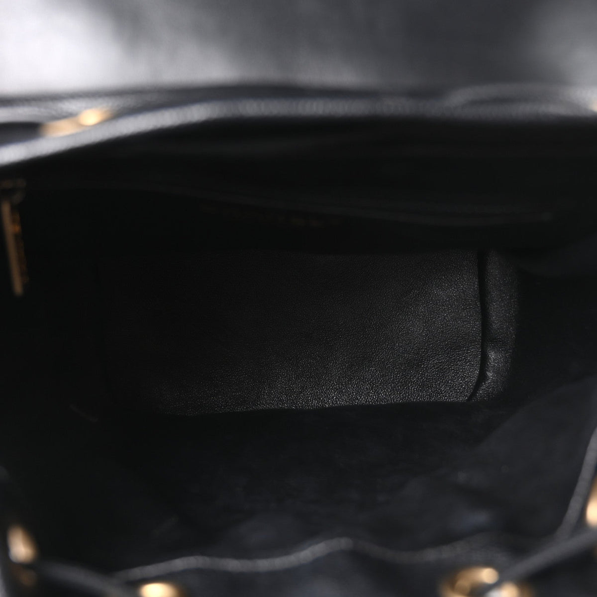 Quilted Caviar Backpack - Black