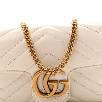 Mini Calfskin Shoulder Bag - White