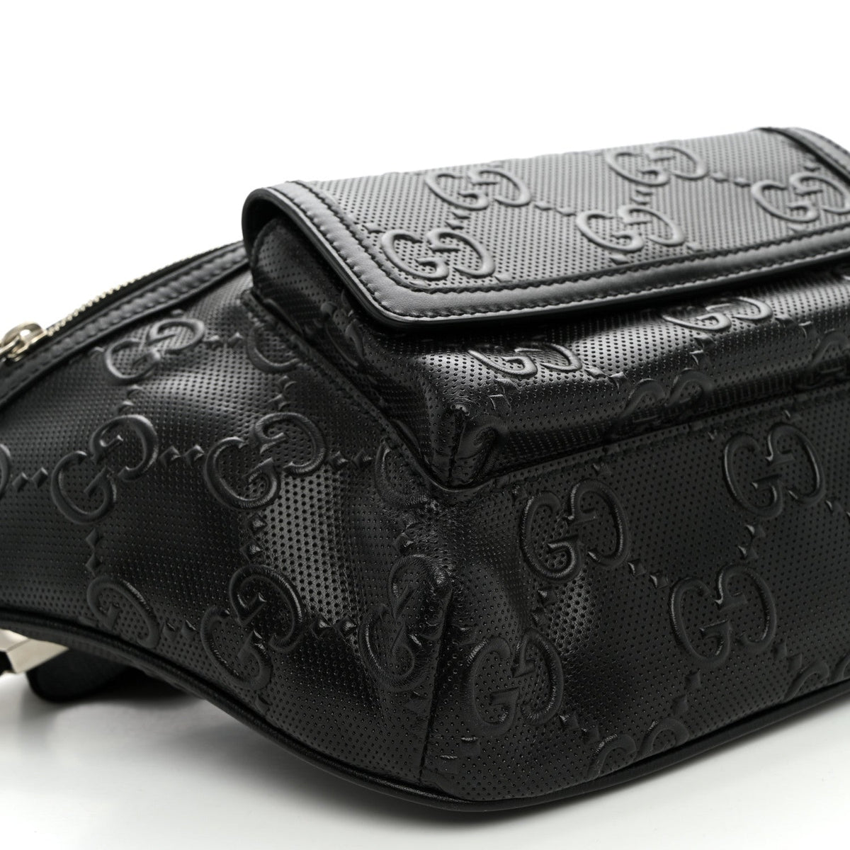 Calfskin Belt Bag - Black