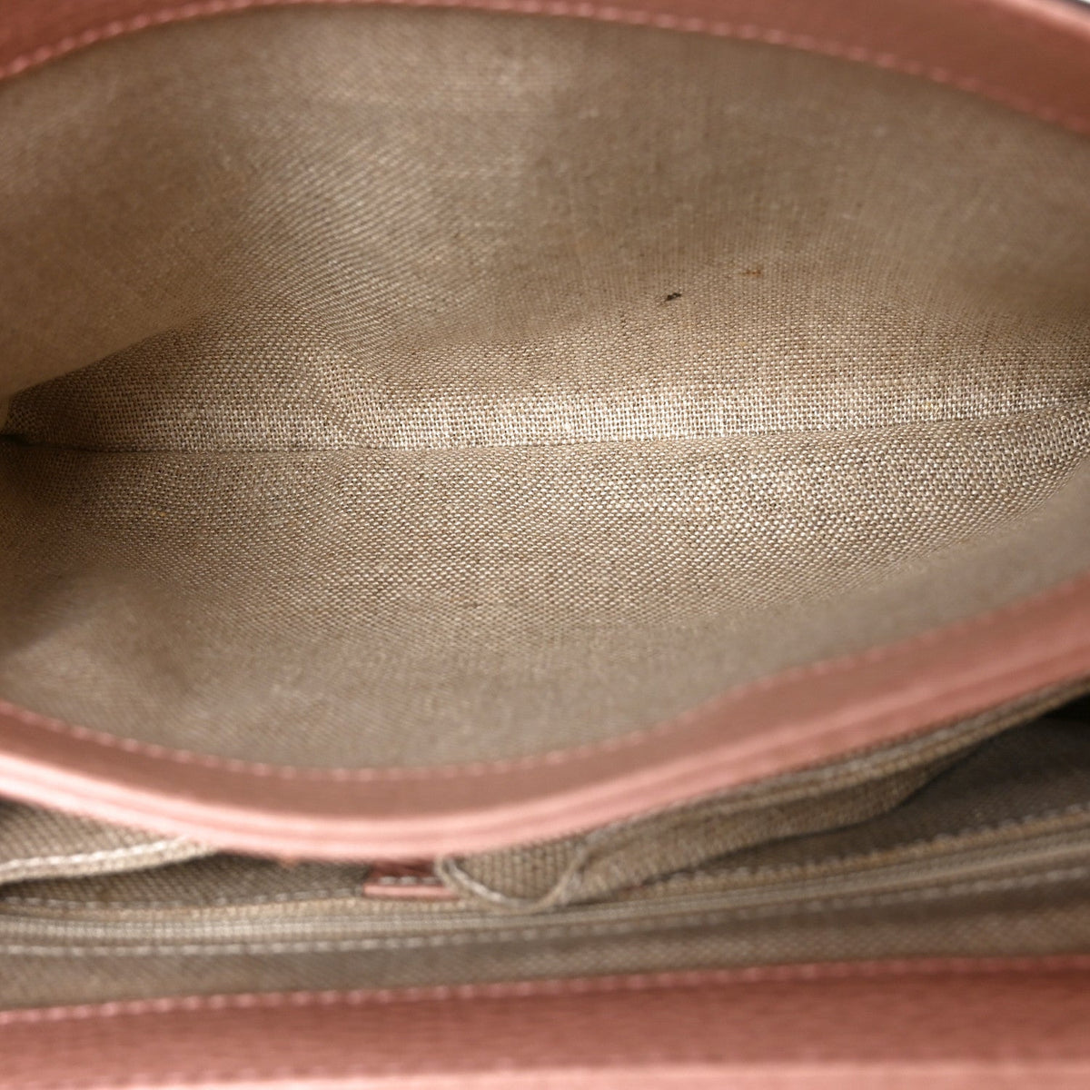 Calfskin Shoulder Bag - Pink