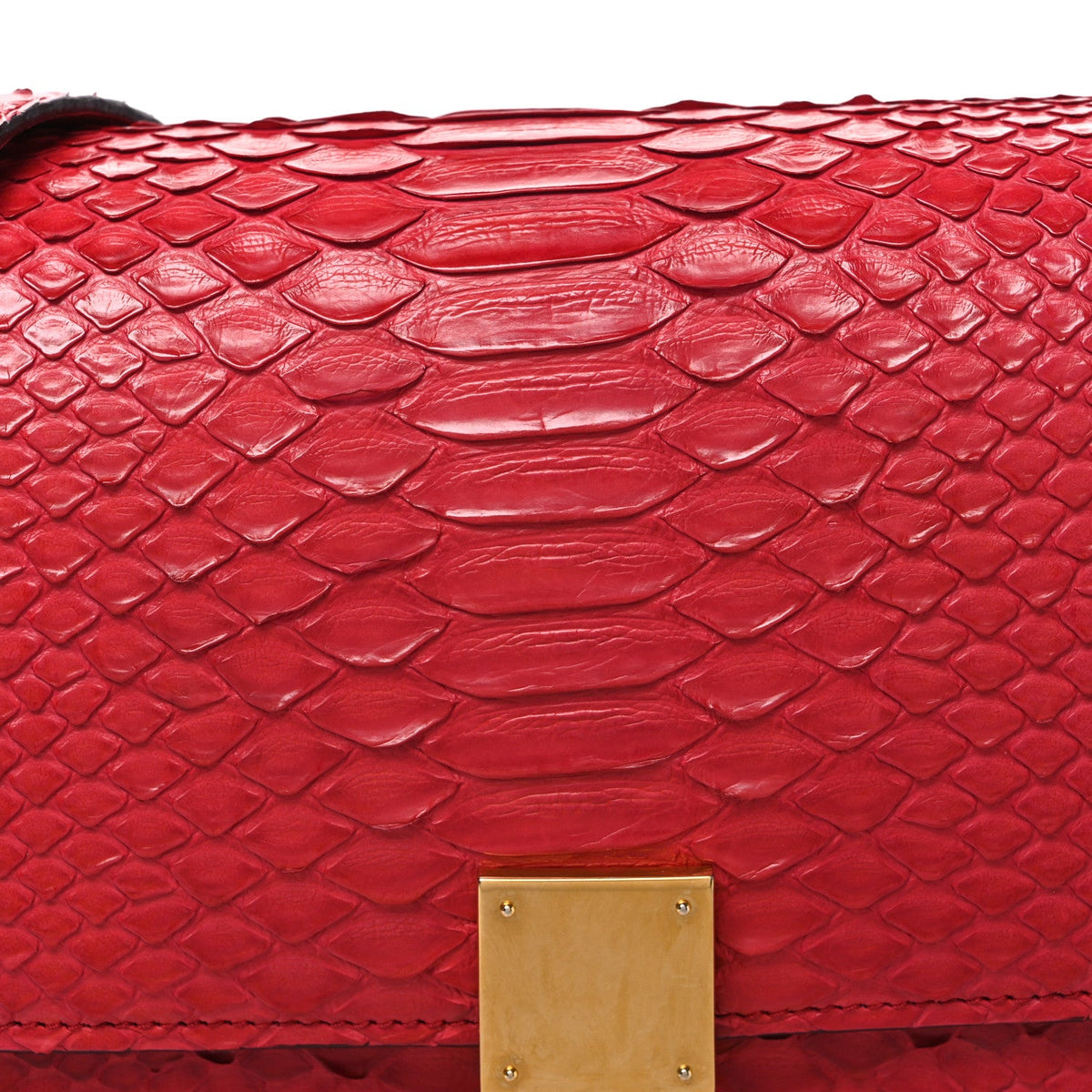 Medium Flap Shoulder Bag - Red
