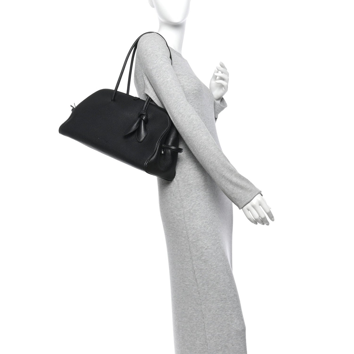 Calfskin Handbag - Black