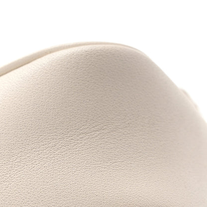 Mini Calfskin Shoulder Bag - White