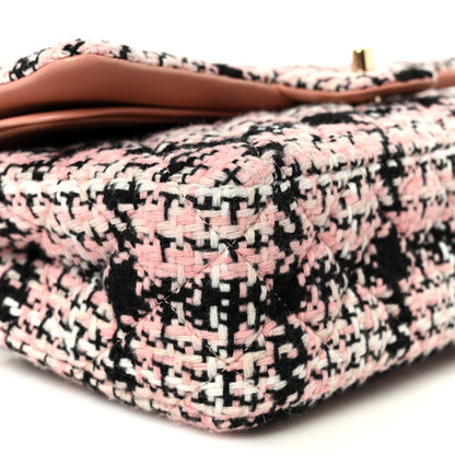 Medium Quilted Flap Shoulder Bag - Pink