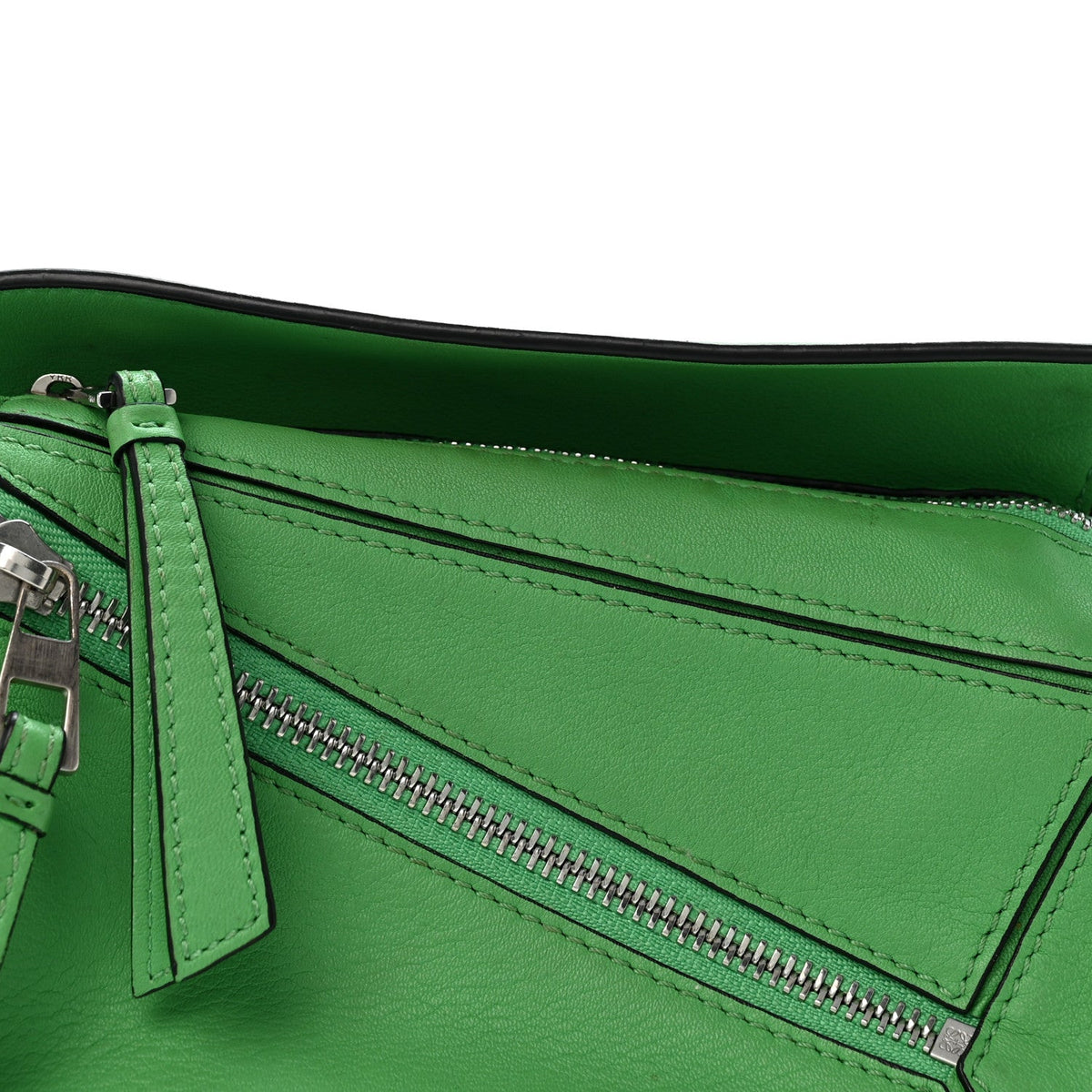 Mini Calfskin Handbag - Green