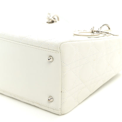 Medium Lambskin Handbag - White