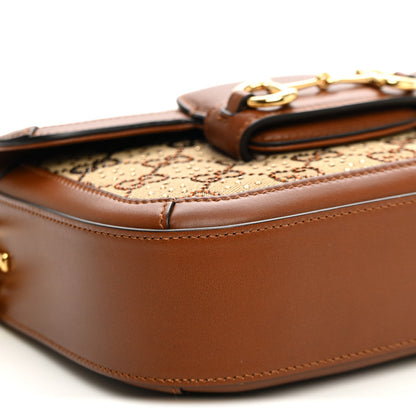 Mini Calfskin Canvas Shoulder Bag