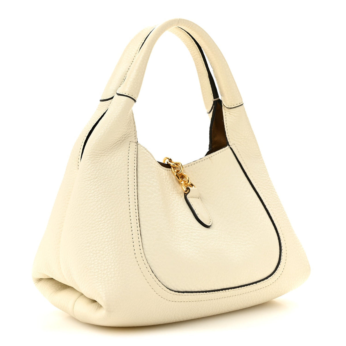 Medium Calfskin Shoulder Bag - White