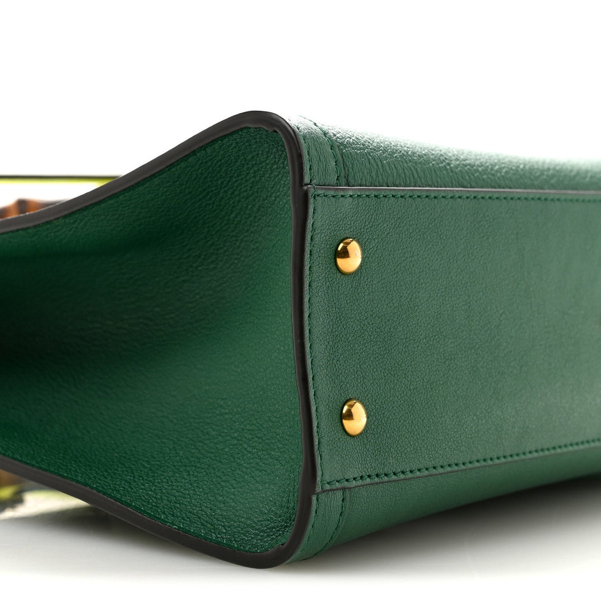 Small Calfskin Tote Bag - Green