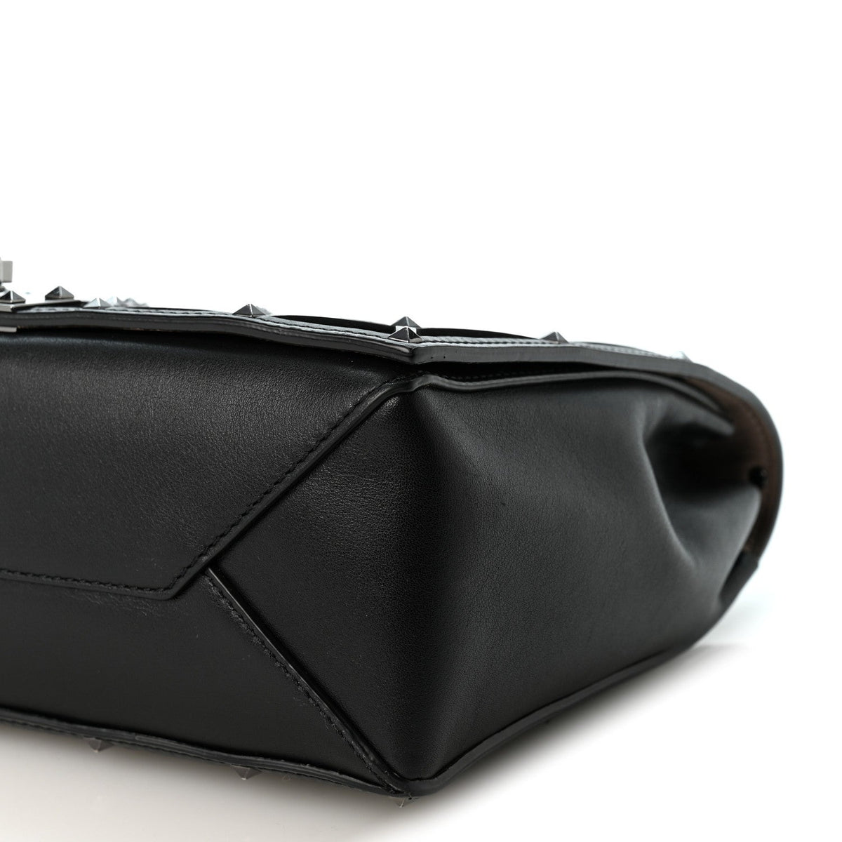 Quilted Calfskin Shoulder Bag - Black