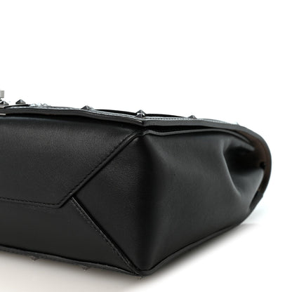 Quilted Calfskin Shoulder Bag - Black