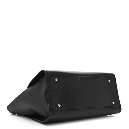 Small Caviar Tote Bag - Black