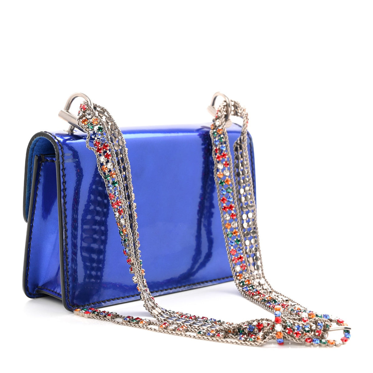 Flap Shoulder Bag - Blue