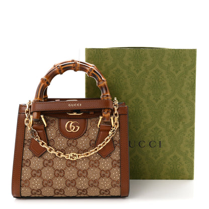 Mini Calfskin Canvas Tote Bag