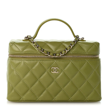 Quilted Caviar Handbag