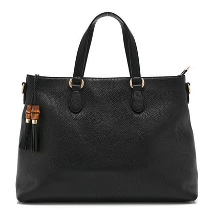Calfskin Tote Bag - Black