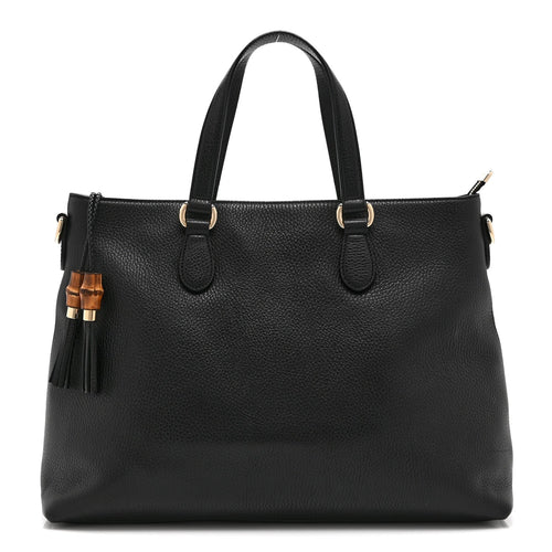 Calfskin Tote Bag - Black