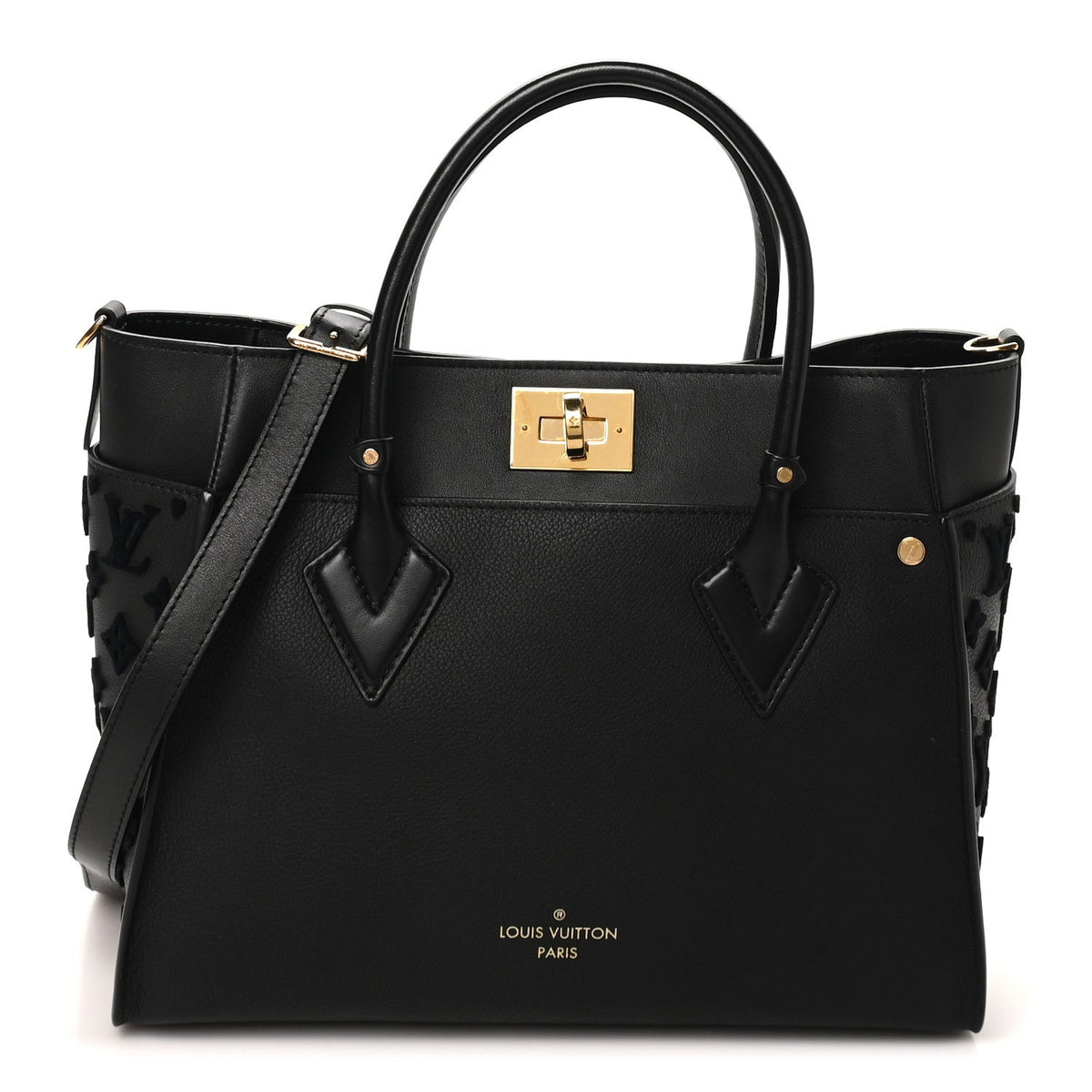 Calfskin Handbag - Black