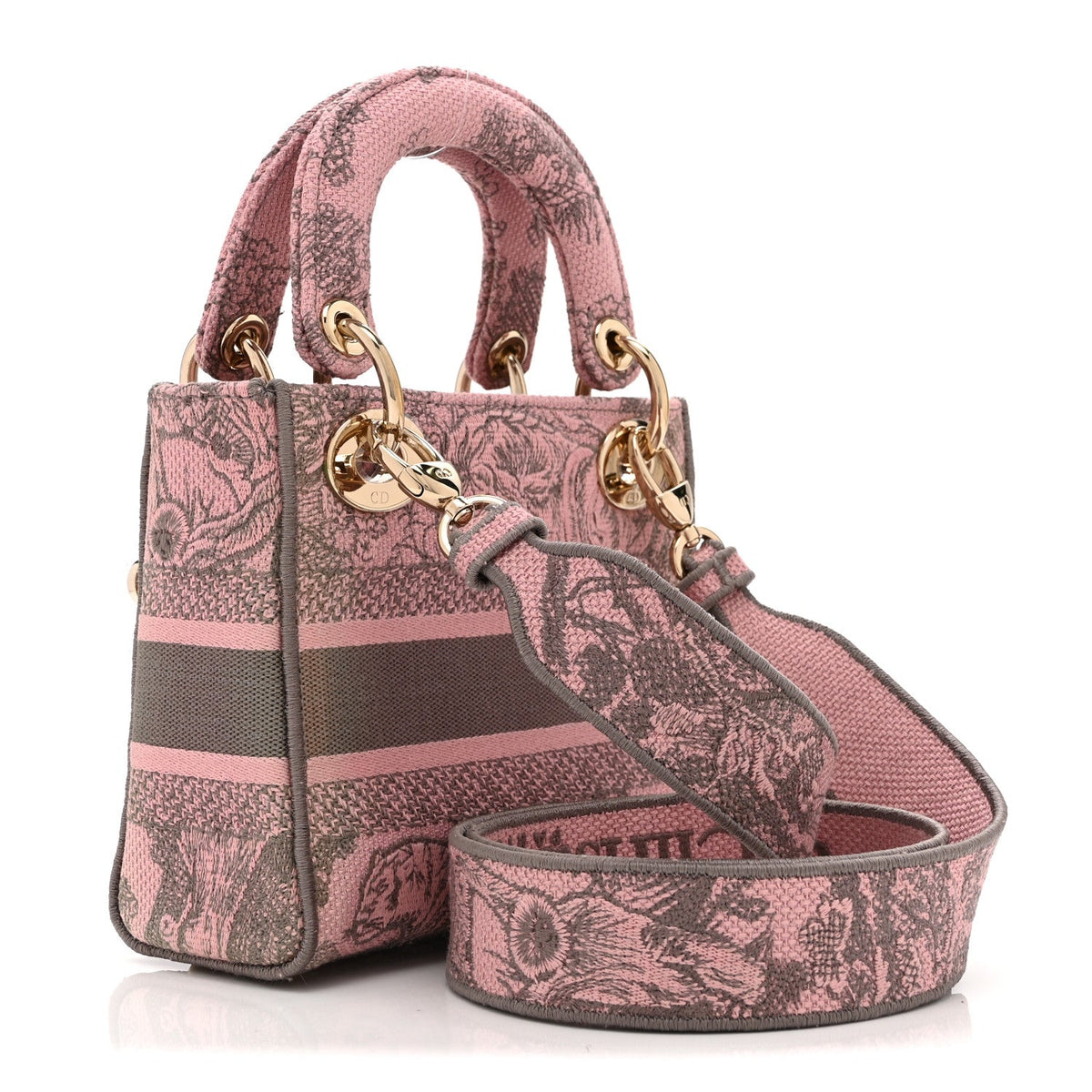 Mini Canvas Handbag - Red