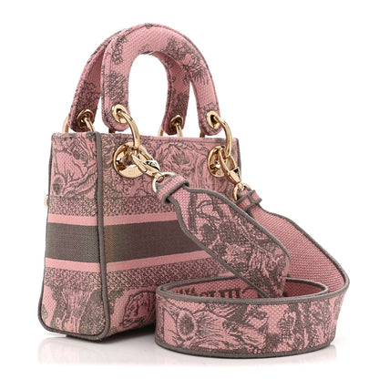 Mini Canvas Handbag - Red
