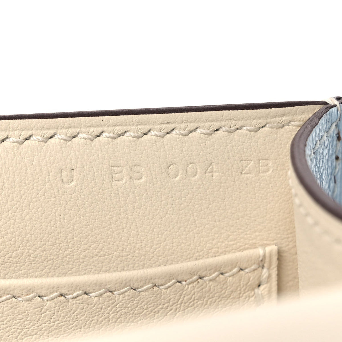 Chevre Mysore Verso Geta Bleu Brume Nata Handbag