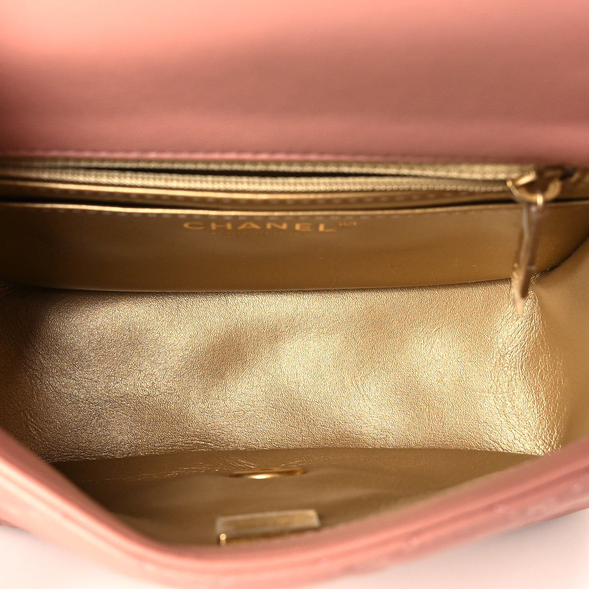 Mini Quilted Lambskin Flap Shoulder Bag - Pink