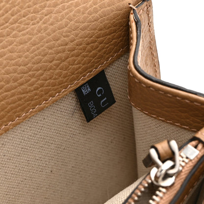 Small Calfskin Shoulder Bag - Natural