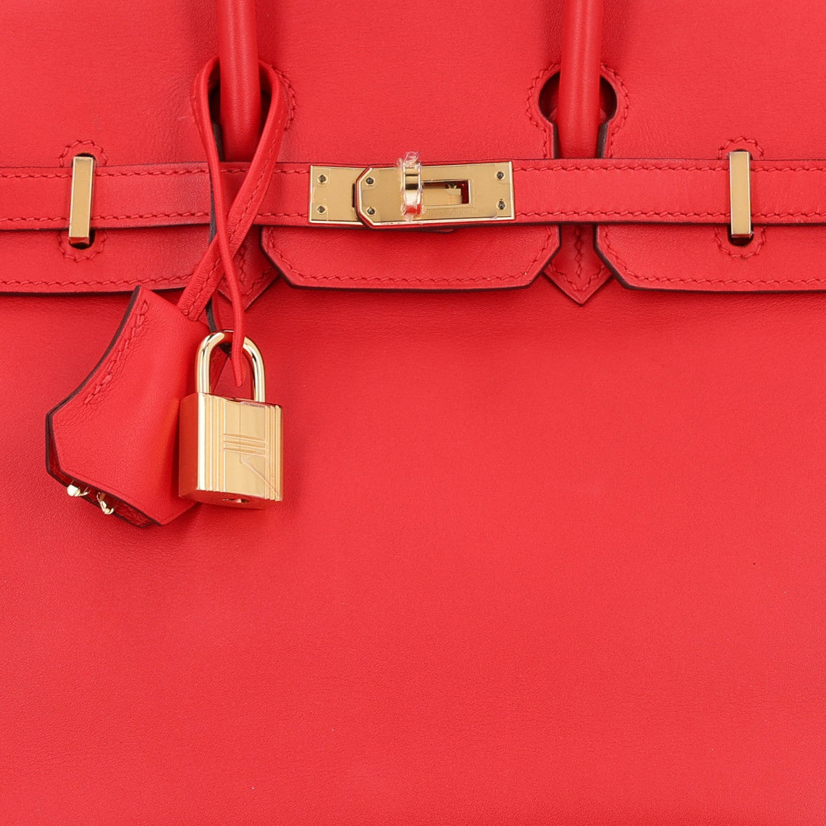Swift Birkin 25 Rouge De Coeur Handbag