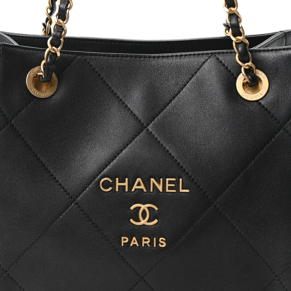 Small Calfskin Handbag - Black