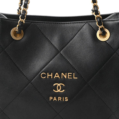 Small Calfskin Handbag - Black