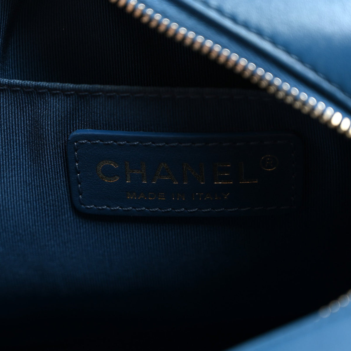 Calfskin Handbag - Blue