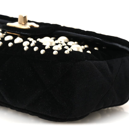 Mini Flap Shoulder Bag - Black