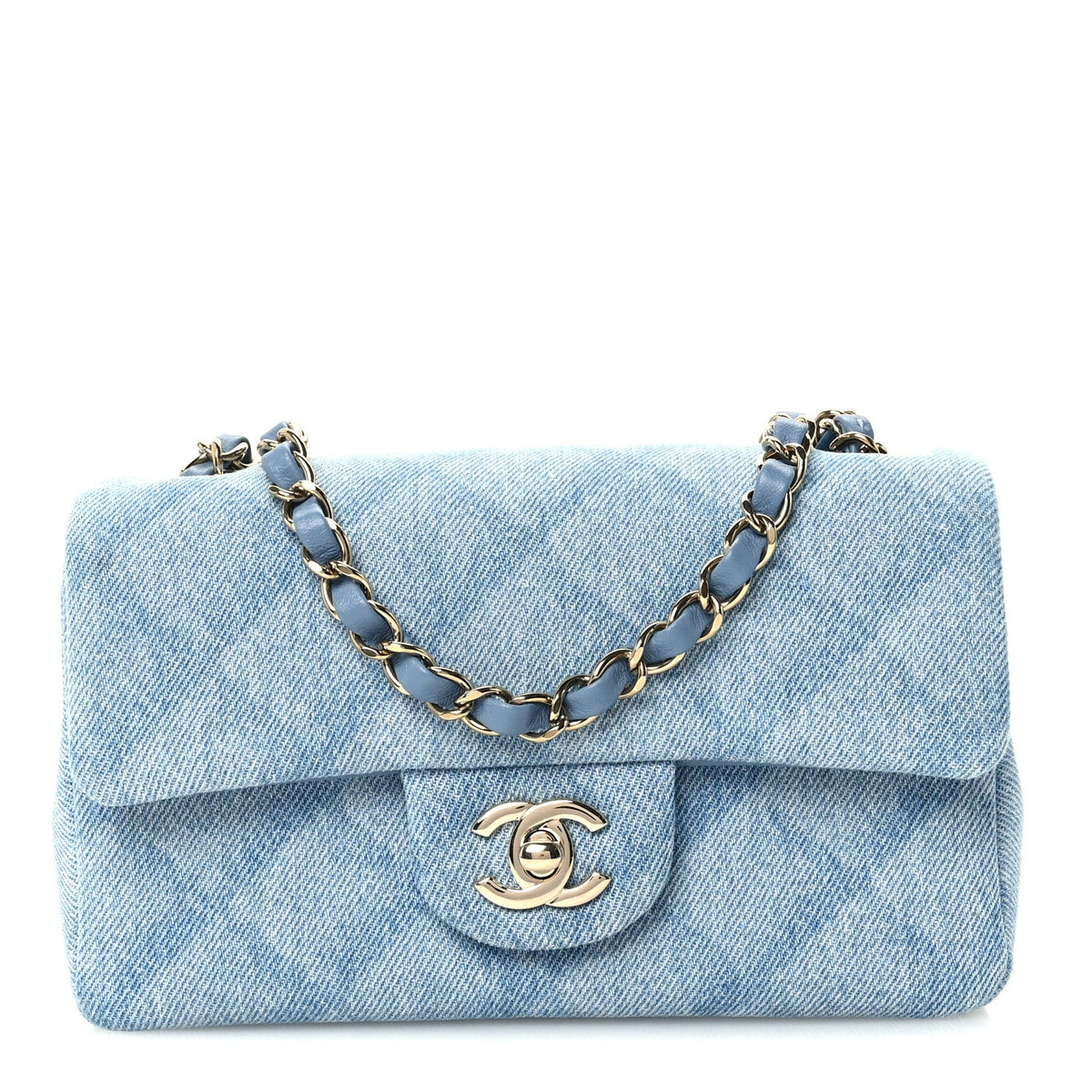 Mini Quilted Flap Shoulder Bag - Tan