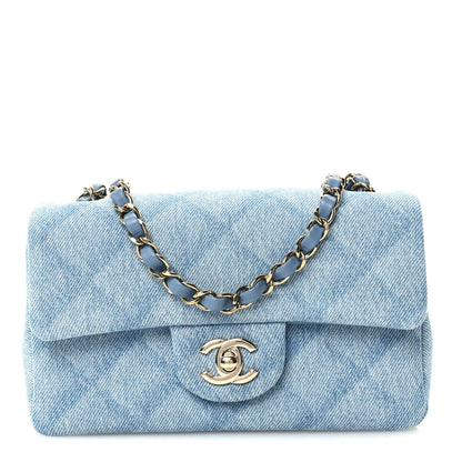 Mini Quilted Flap Shoulder Bag - Tan