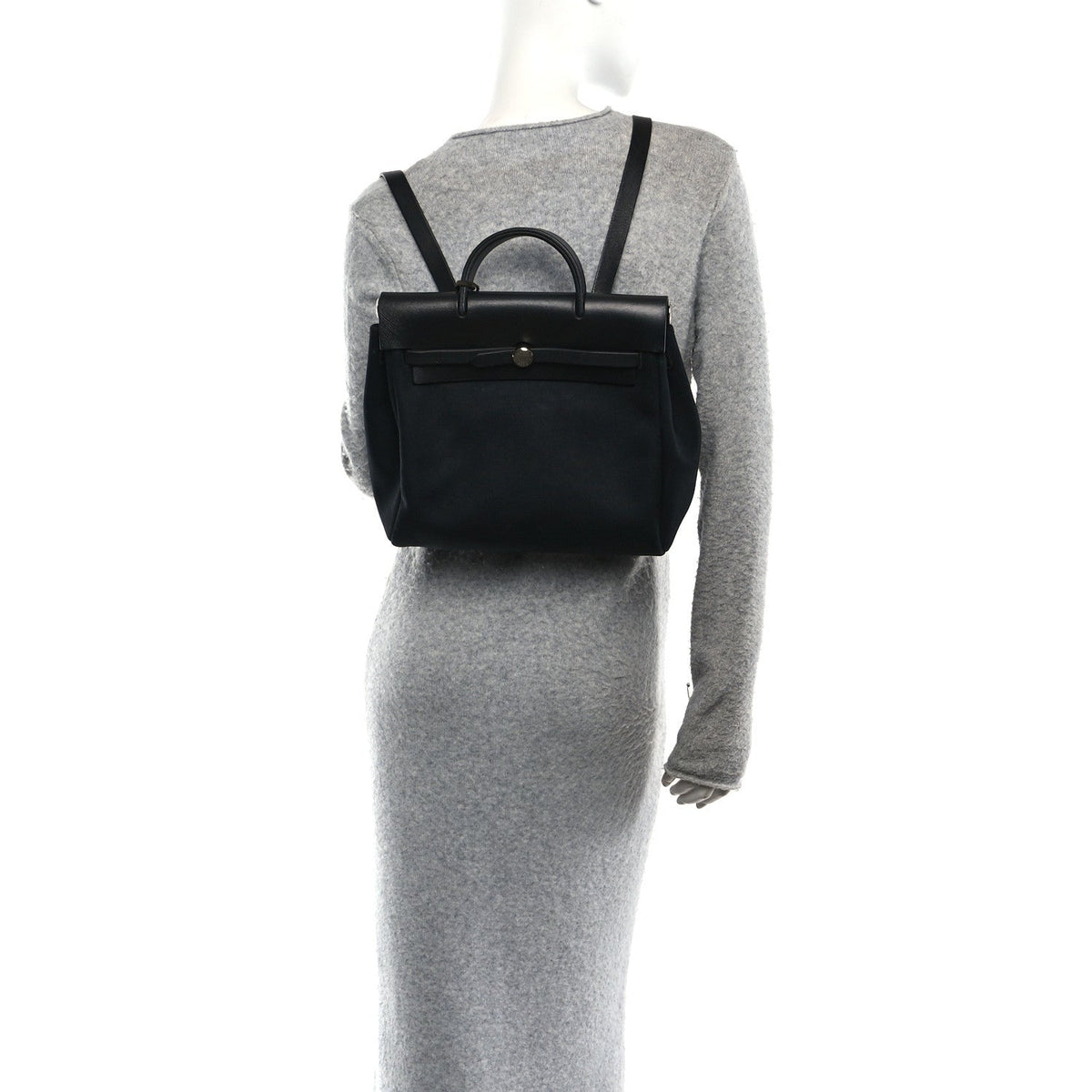 Calfskin Backpack - Black