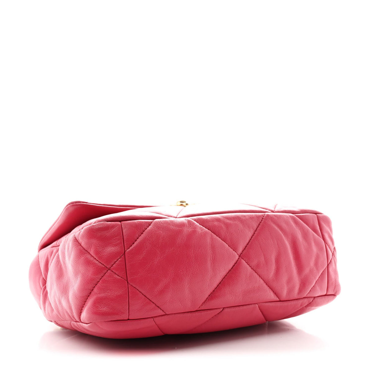 Medium Quilted Lambskin Flap Shoulder Bag - Pink