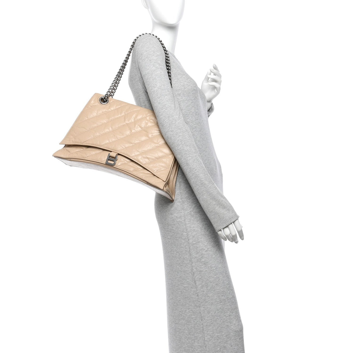 Large Quilted Calfskin Handbag