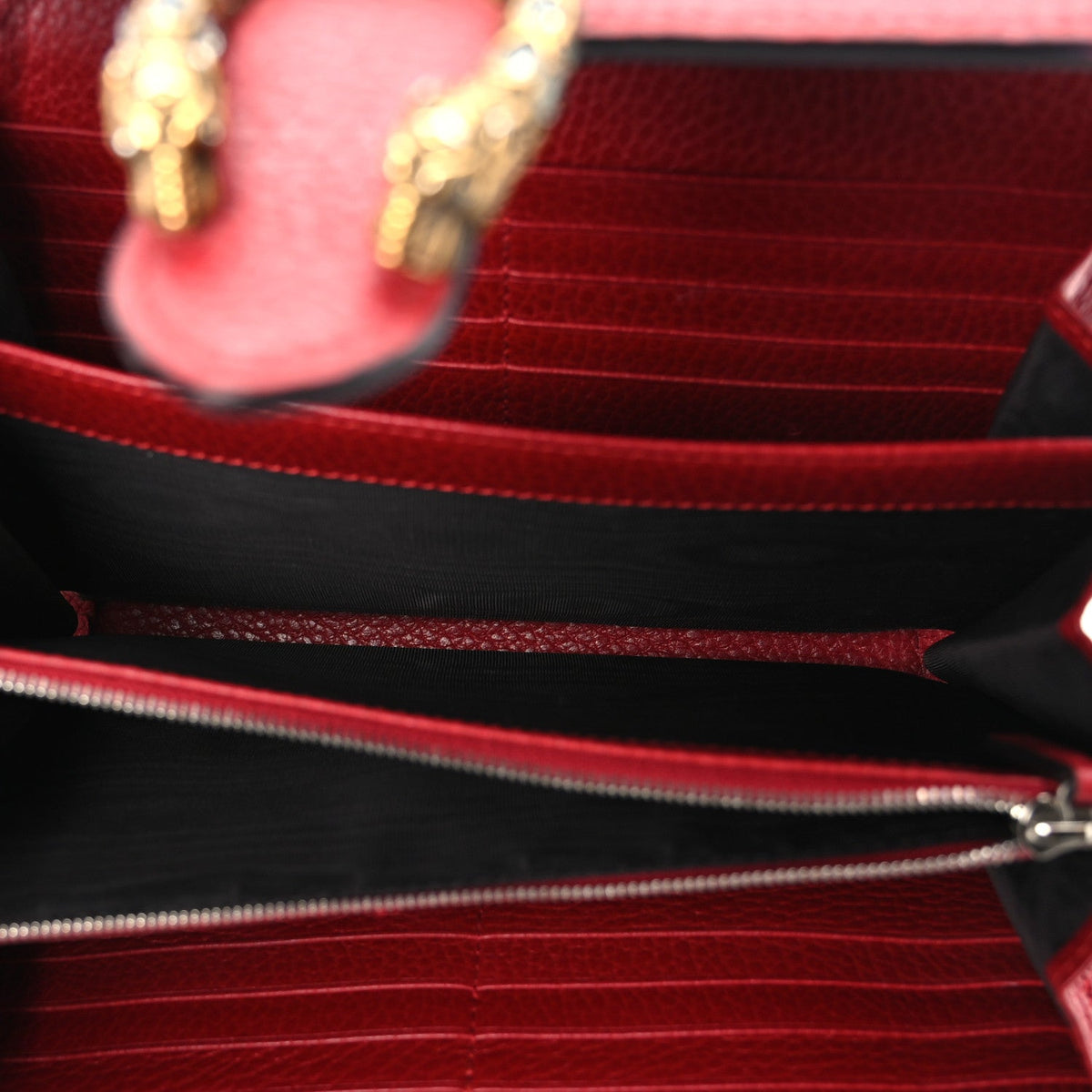 Mini Calfskin Wallet Bag - Red