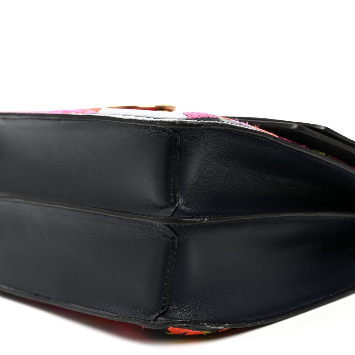 Calfskin Satchel Bag - Red