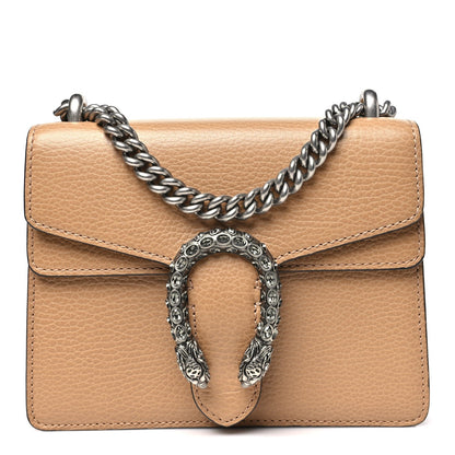 Mini Calfskin Shoulder Bag - Natural
