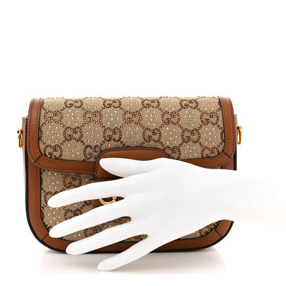 Mini Calfskin Canvas Shoulder Bag