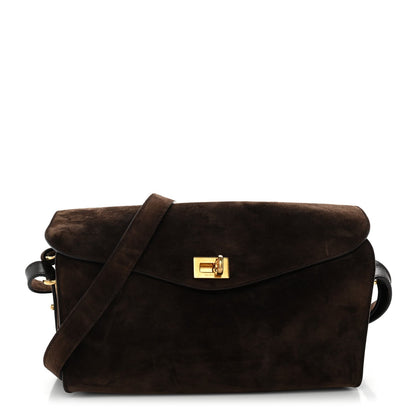 Medium Suede Shoulder Bag