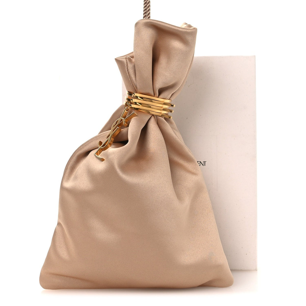 Satin Evening Pouch Nude Baby Nude Pouch