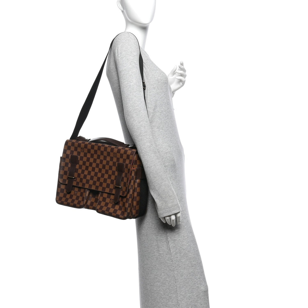 Damier Ebene Broadway Messenger Bag Handbag