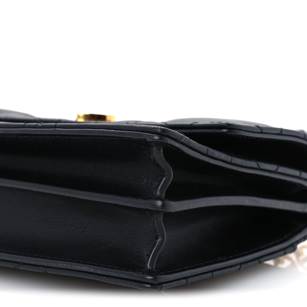Mini Lambskin Handbag - Black