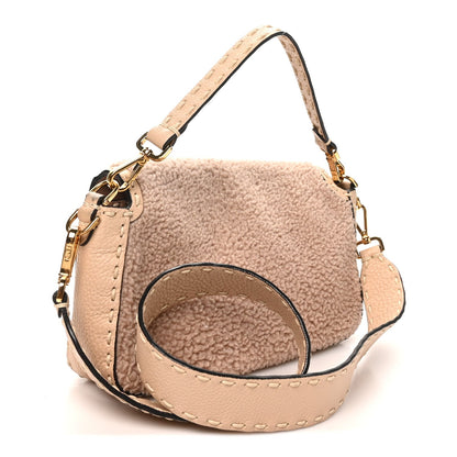 Sheepskin Handbag - Plaster