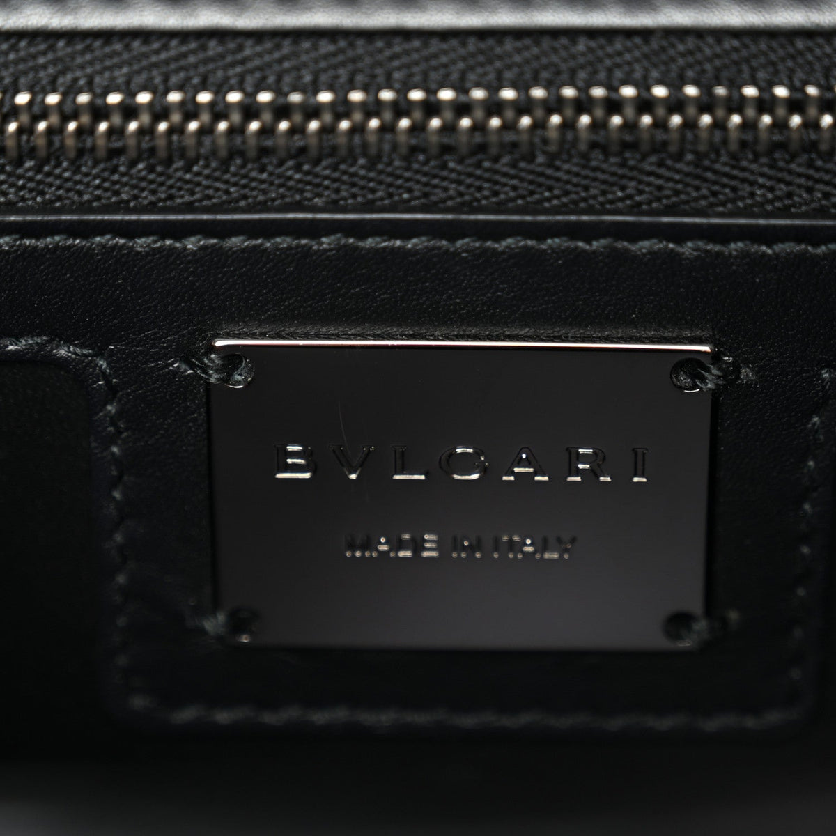 Quilted Calfskin Shoulder Bag - Black