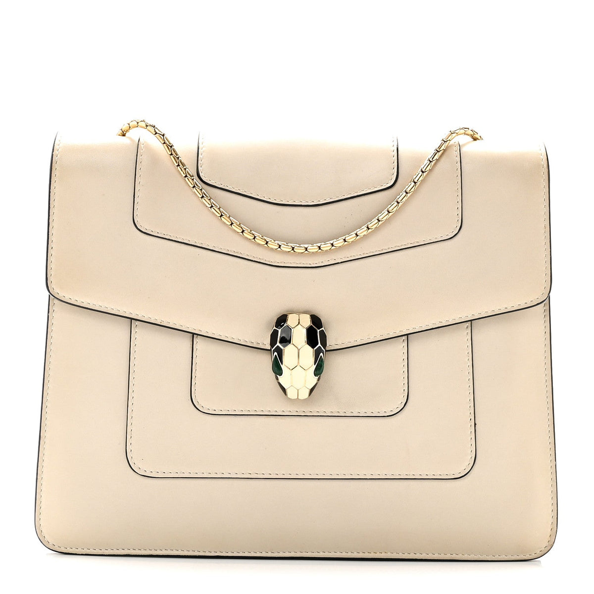 Calfskin Crossbody Bag - White