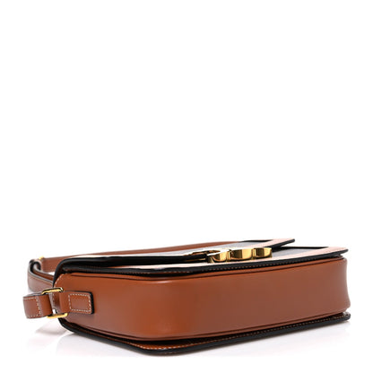 Calfskin Canvas Handbag - Tan